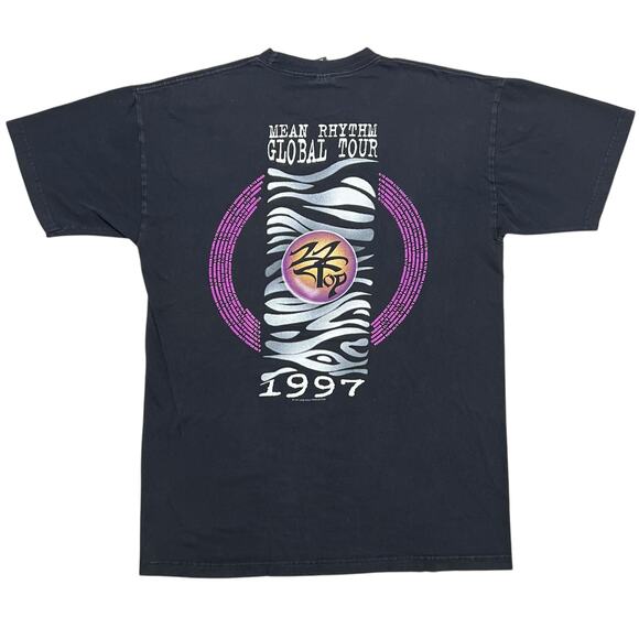 Vintage RARE Giant ZZ Top’s Mean Rhythm Global Tour 1997 T-Shirt Tee - L - Picture 3 of 9